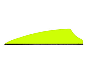 Q2i Fusion X-II Vanes Neon Yellow 2.1 in. 100 pk.