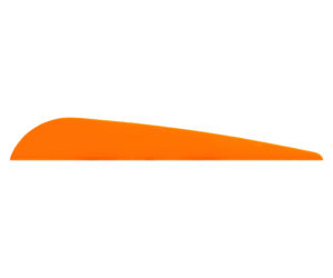 Bohning Bronco Vanes Neon Orange 4 in. 100 pk.