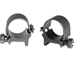 Weaver Top Mount Scope Rings Matte 1in. Low Weaver