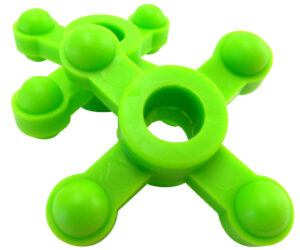 BowJax MaxJax Dampener Neon Green 5/8-1 in. 2 pk.