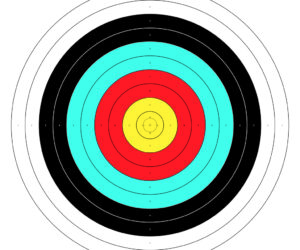 Maple Leaf NASP Target 80 cm. 25 pk. Waterproof