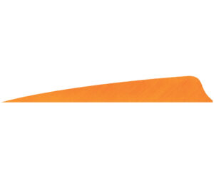 Gateway Shield Cut Feathers Flo Orange 4 in. RW 100 Pk.