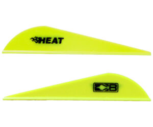 Bohning Heat Vanes Neon Yellow 36 pk.