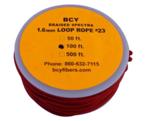 BCY 23 D-Loop Material Red 100 ft.