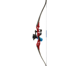 Fin Finder Bank Runner Bowfishing Recurve Package with Winch Pro Bowfishing Reel Red 35 lbs. RH