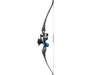 Fin Finder Bank Runner Bowfishing Recurve Package with Winch Pro Bowfishing Reel Black 35 lbs. RH