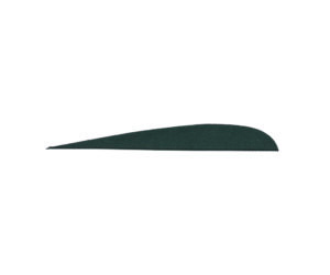 Gateway Parabolic Feathers Black 4 in. LW 100 pk.