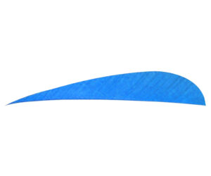 Trueflight Parabolic Feathers Blue 4 in. RW 100 pk.