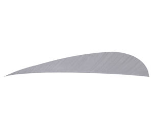 Trueflight Parabolic Feathers Grey 4 in. RW 100 pk.