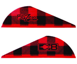 Bohning Blazer Vanes Red Flannel 36 pk.