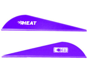 Bohning Heat Vanes Purple 36 pk.