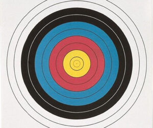 Maple Leaf Target Face FITA 10-Ring 80 cm. 12 pk.