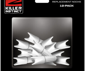 Killer Instinct Hypr-V Nocks White 12 pk.
