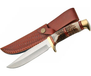 SZCO Steel Wolf Stag Hunter Knife