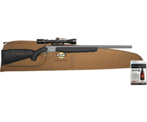 CVA Accura MR-X Muzzleloader Package 50 Cal/330 ELR 26 in. Stainelss/Black w/ Scope