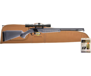 CVA Wolf V2 Muzzleloader Package 50 cal. 24 in. Stainless/Stealth Grey w/ Scope