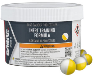 Sabre Inert Practice 0.68 Caliber Projectile 35ct