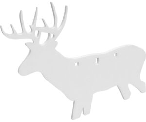 Birchwood Casey Ar500 Silhouette 3-Hole Deer 3/8"