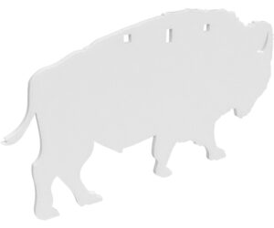 Birchwood Casey Ar500 Silhouette 3-Hole Bison 3/8"