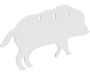 Birchwood Casey Ar500 Silhouette 3-Hole Boar 3/8"