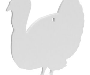 Birchwood Casey Ar500 Silhouette 1-Hole Turkey 3/8"