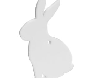 Birchwood Casey Ar500 Silhouette 1-Hole Rabbit 3/8"