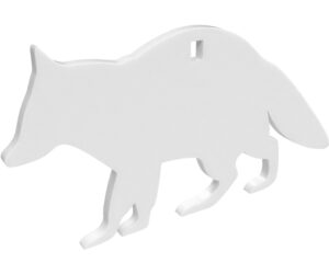 Birchwood Casey Ar500 Silhouette 1-Hole Racoon 3/8"
