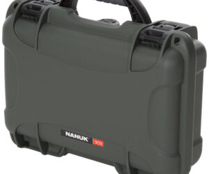Nanuk Pistol and Accessory Hard Case w/Foam Olive 11.4 in. x 7 in. x 3.6 in