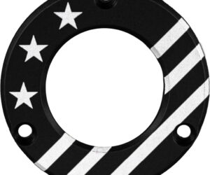 Axcel Driver Hubcap Black w/Engraving Made In USA/Patriotic Theme