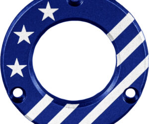 Axcel Driver Hubcap Blue w/Engraving Made In USA/Patriotic Theme