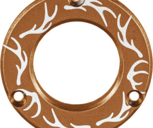 Axcel Driver Hubcap Coyote Tan w/Engraving Elk Antlers Pattern