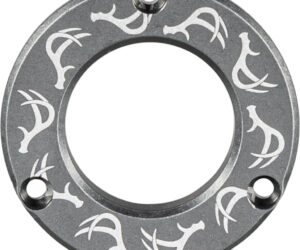 Axcel Driver Hubcap Stone Gray w/Engraving Deer Antlers Pattern