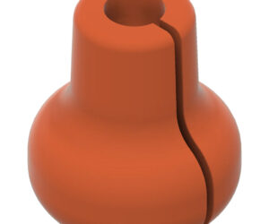 Pine Ridge Beak Button Orange 1 pk.