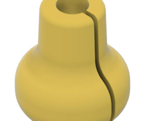 Pine Ridge Beak Button Yellow 1 pk.