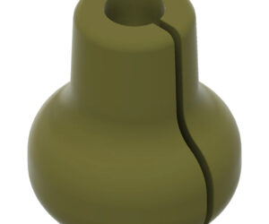 Pine Ridge Beak Button Olive Green 1 pk.
