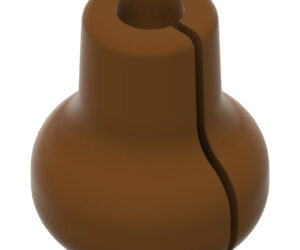 Pine Ridge Beak Button Brown 1 pk.